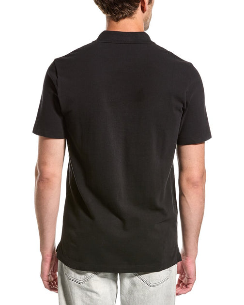 Theory Button Polo Shirt Black XL 3