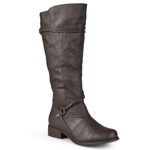 Journee Collection Harley Riding Boot Grey US 7.5 2