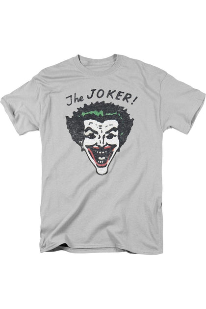 Gildan Batman Retro Joker T-Shirt Blanc Large 2
