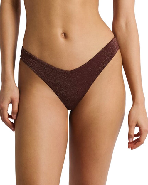 Onia Chiara Bikini Bottom Brown Medium 2