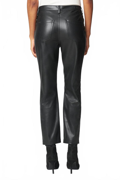 BLANKNYC Faux Leather Pant Black 28 4