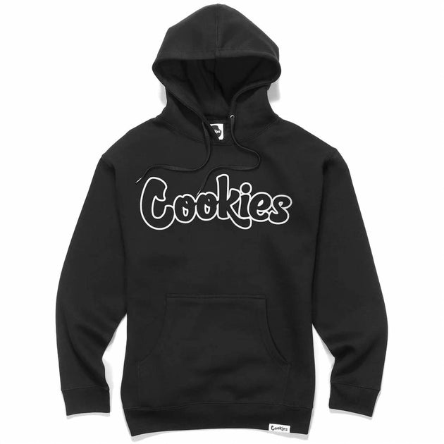 Cookies Original Mint Outline Hoodie Black Medium 2