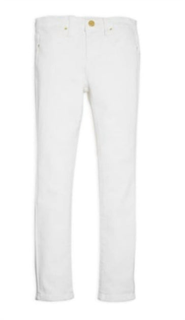 BLANKNYC Kids Whitelines Straight Jeans White US 10 2