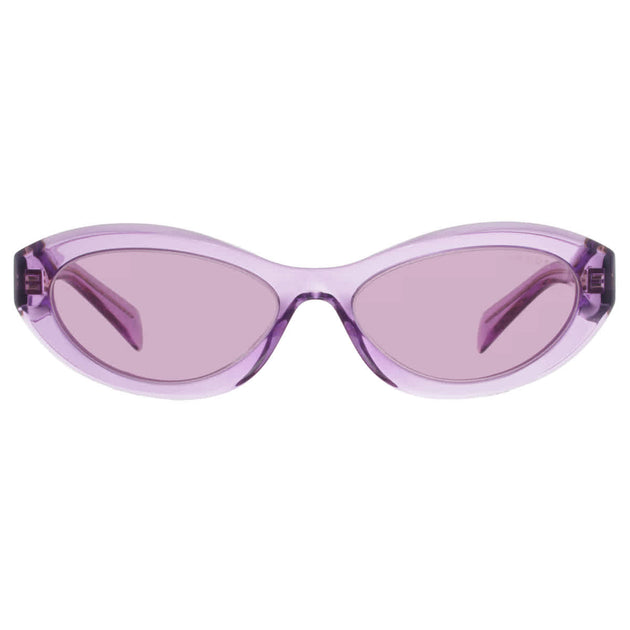 Prada PR 26ZS Oval Sunglasses Purple 55mm 2