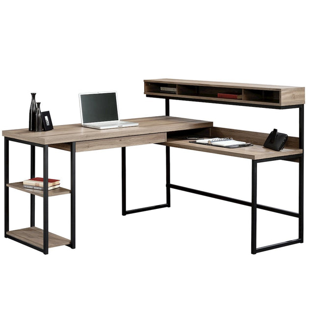 Sauder Transit L Desk Salt Oak 3