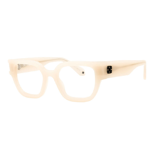 Off-White OERJ085 Square Eyeglasses Beige One Size 2