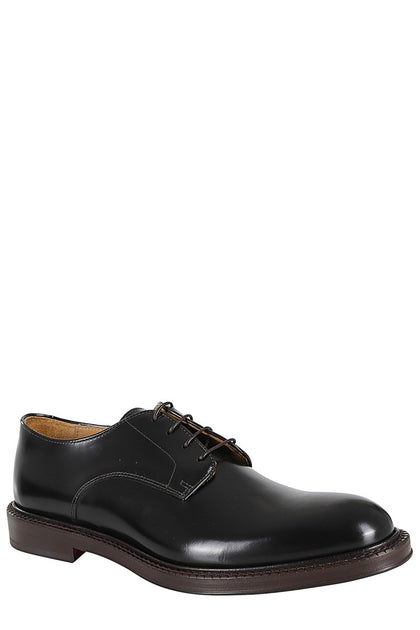 Corvari Smooth Brushed Calfskin Derby Black EU 39.5 4