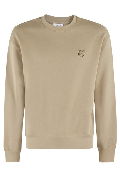 【送料&関税込】Maison KitsunAC Cotton Sweatshirt Maison Kitsuné Fox Head Sweatshirt | ShopSimon