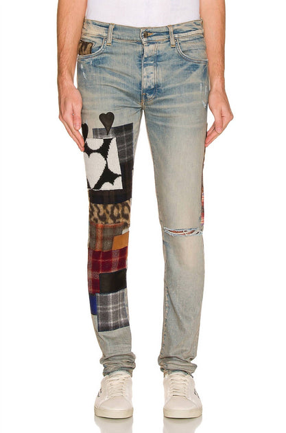 Amiri Art Patch Denim Jeans Multi US 28 Regular 3