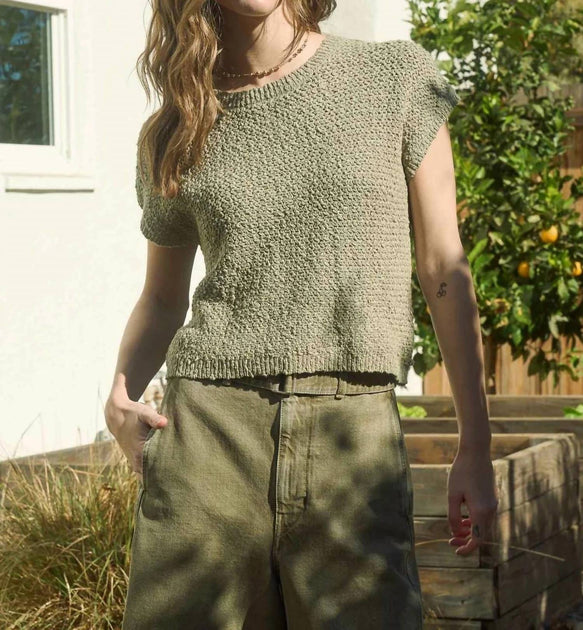 Blu Pepper Wyatt Knit Sweater Green 2X 2