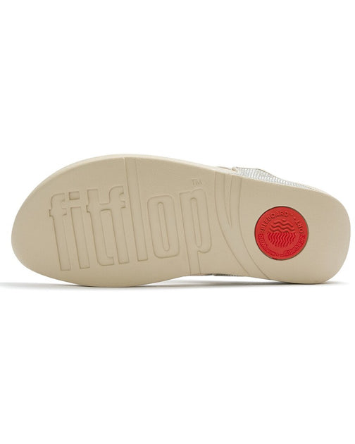 FitFlop Lulu Shimmerglitz Sandal Beige US 10 4