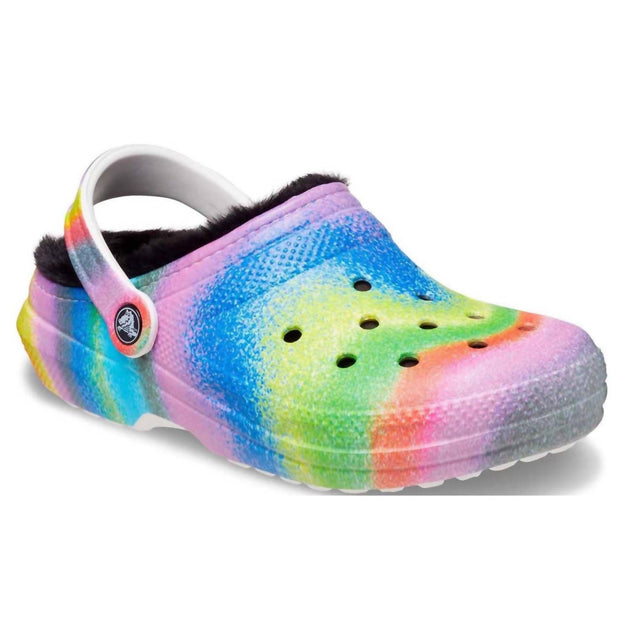 Crocs Classic Lined Spray Dye Clog Multi US 11 2