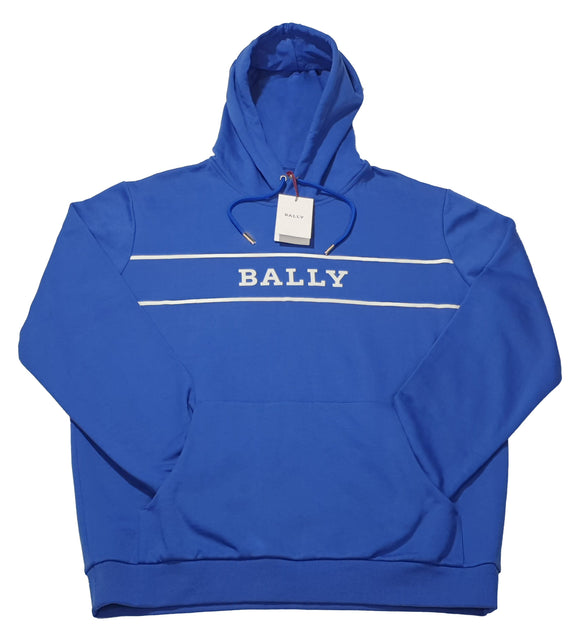 Bally 6240606 Hooded Sweatshirt Blue Large 2