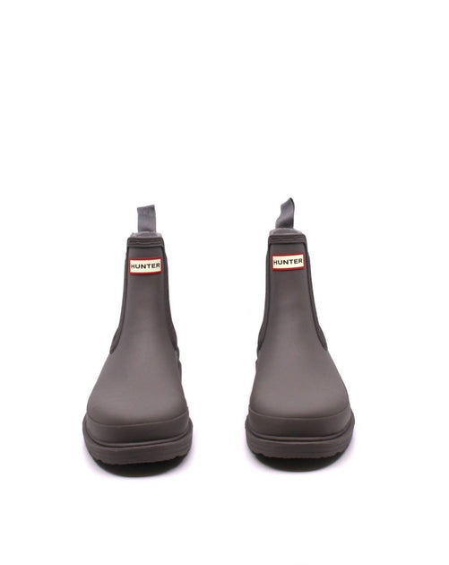 ☆HUNTER☆ WOMEN Commando Chelsea Rain Boots Grey Heron WFS1 HUNTER Women's Commando Chelsea Boot In Grey Heron | ShopSimon