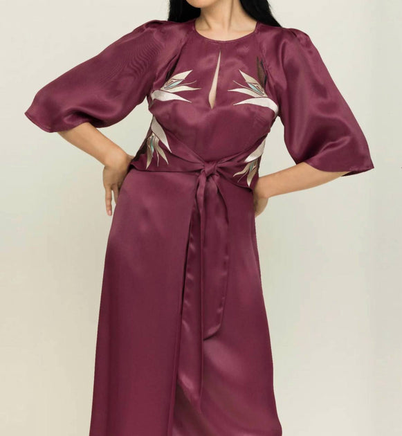 Tallulah & Hope Harriet Midi Dress Pink US 10 4