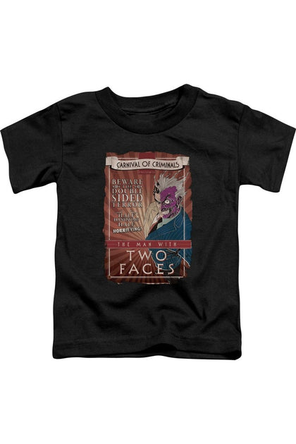 Gildan Batman Two Faces Short Sleeve Toddler Tee Black 4 Years 2