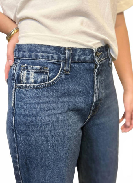 JUST BLACK DENIM Straight Cut Jeans Blau 27 3