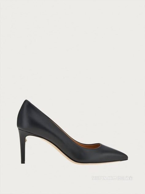 Salvatore Ferragamo Women's High Heel Pumps Black US 5 2