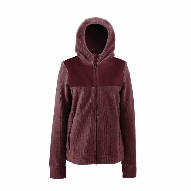 Grundens Bering Full Zip Hoodie Red Small 2