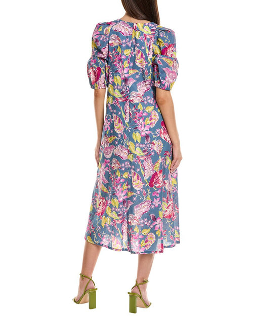 Sara Campbell Tatum Midi Dress Multi XSmall 3