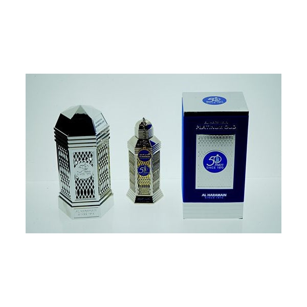 Al Haramain 50 Years Platinum Oud Eau De Parfum Clear 3.3 oz 6