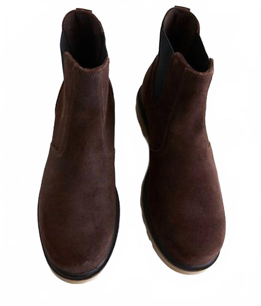 Sorel Chelsea Waterproof Leather Boot Medium Brown 13 4