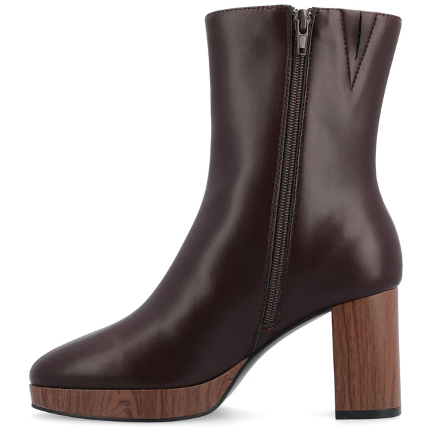 Journee Collection Romer Booties Black US 9.5 3
