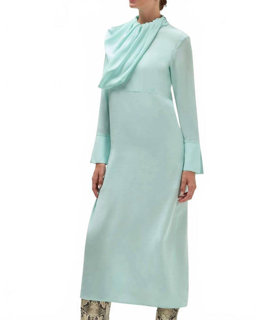S3 Holding Eleanor Midi Dress Blue US 4 3