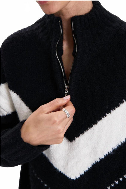 Pistola Arden Pullover Schwarz Klein 4