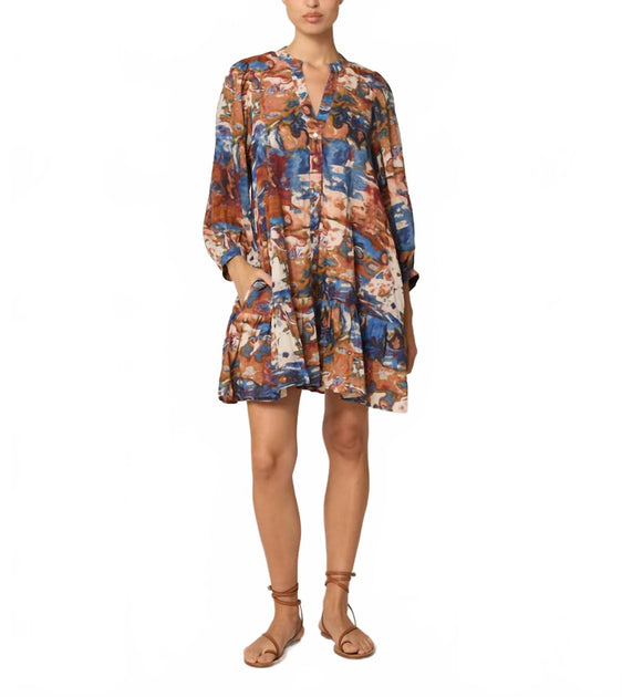 Cleobella Robe Mini Delilah Multi Medium 3