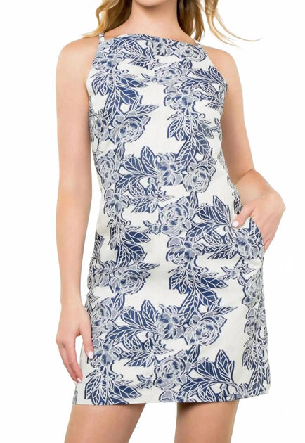 THML Halter Flower Dress Multi Medium 3