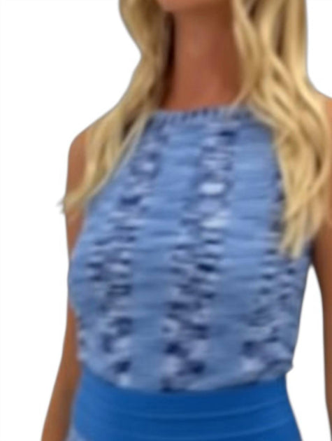 Anna Cate Penelope Sleeveless Top Blue Small 3