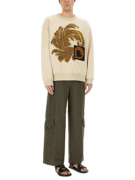 Dries Van Noten Bedruckter Baumwoll-Sweatshirt 3