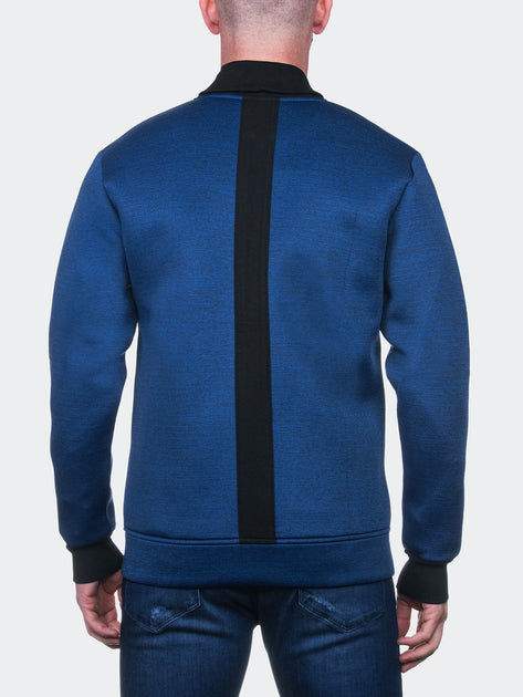 Maceoo Bomber Jacket Blue Large 3