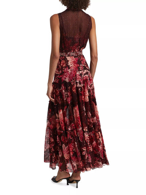 Hemant & Nandita Aafa Maxikleid Multi XSmall 4