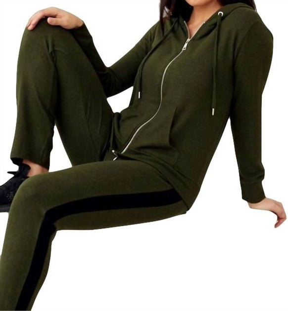 french kyss Classic Hoodie Green Small 2