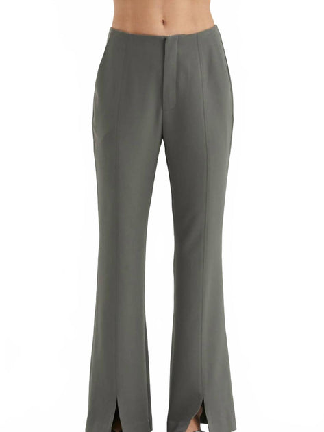 CRESCENT Noelle Flare Pants Green Large 2