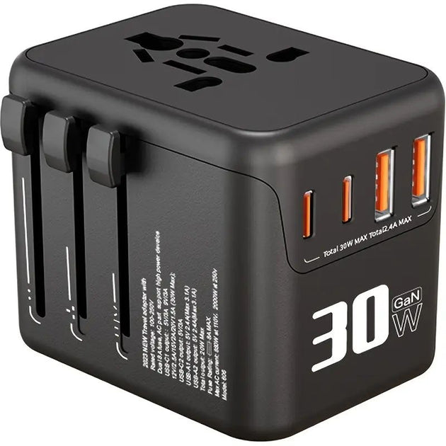 DIGIPOW 30W GaN Universal Reiseadapter Weiß 3