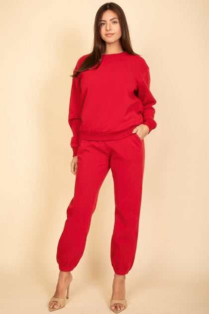 TRUEDAMES Poly Fleece Joggers Red Medium 2