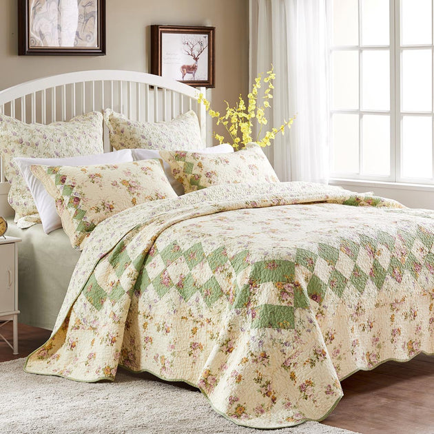 BreeBe Bliss Quilt Set 3-Piece Full/Queen 2