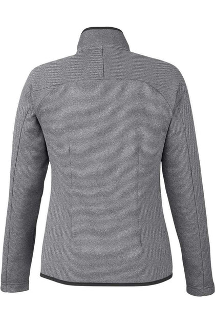 CORE365 Femme Venture Heathered Stripe Full-Zip Gris XLarge 3