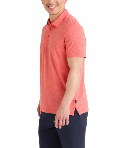 SAXX Droptemp All Day Cooling Polo Pink Medium 2