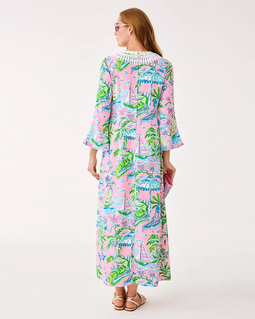 Lilly Pulitzer Caftan Maxi Col V Multi US 2 3