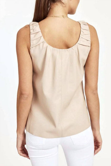 Dolce Cabo Tank Top Beige Small 6