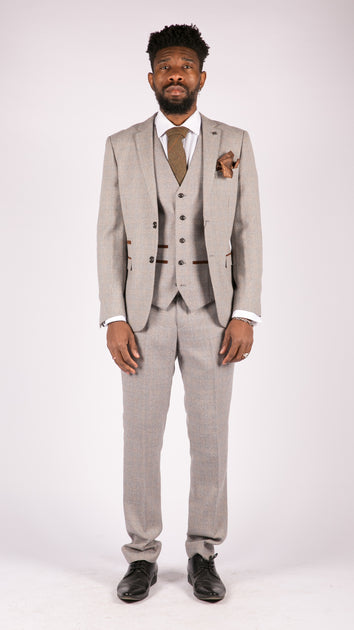 Paul Andrew Ralph 3 Piece Suit Beige US 46 Regular 3