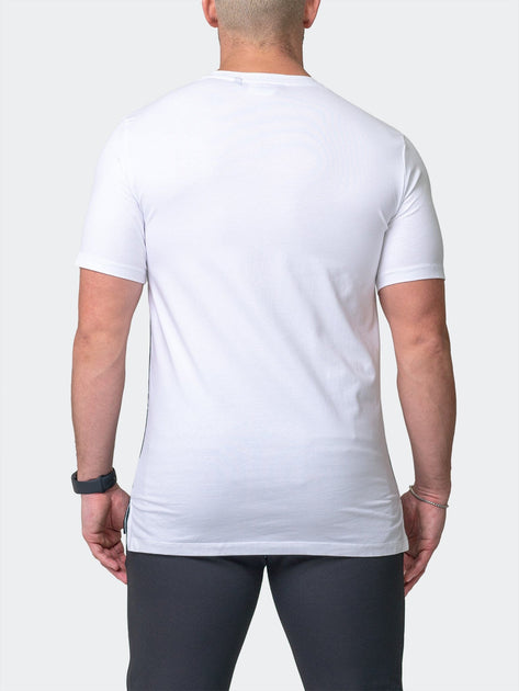 Maceoo Colorblock Tee Black/White Large 4
