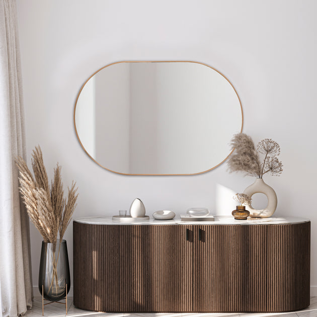 Jonathan Y Milly Oval Wall Mirror 2