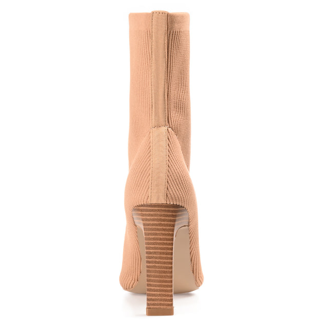 Journee Collection Elissa Bootie Beige US 10 4