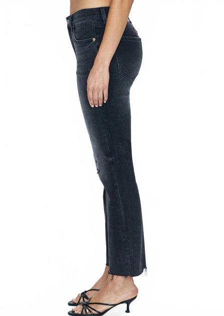 PISTOLA Lennon Cropped Boot Cut Jeans Grey 26 4