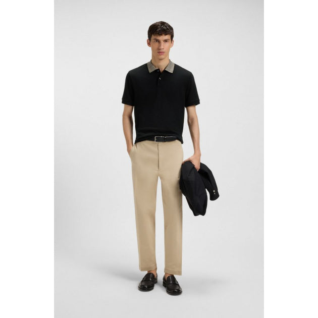 Boss Pima Cotton Polo Shirt Schwarz Large 3